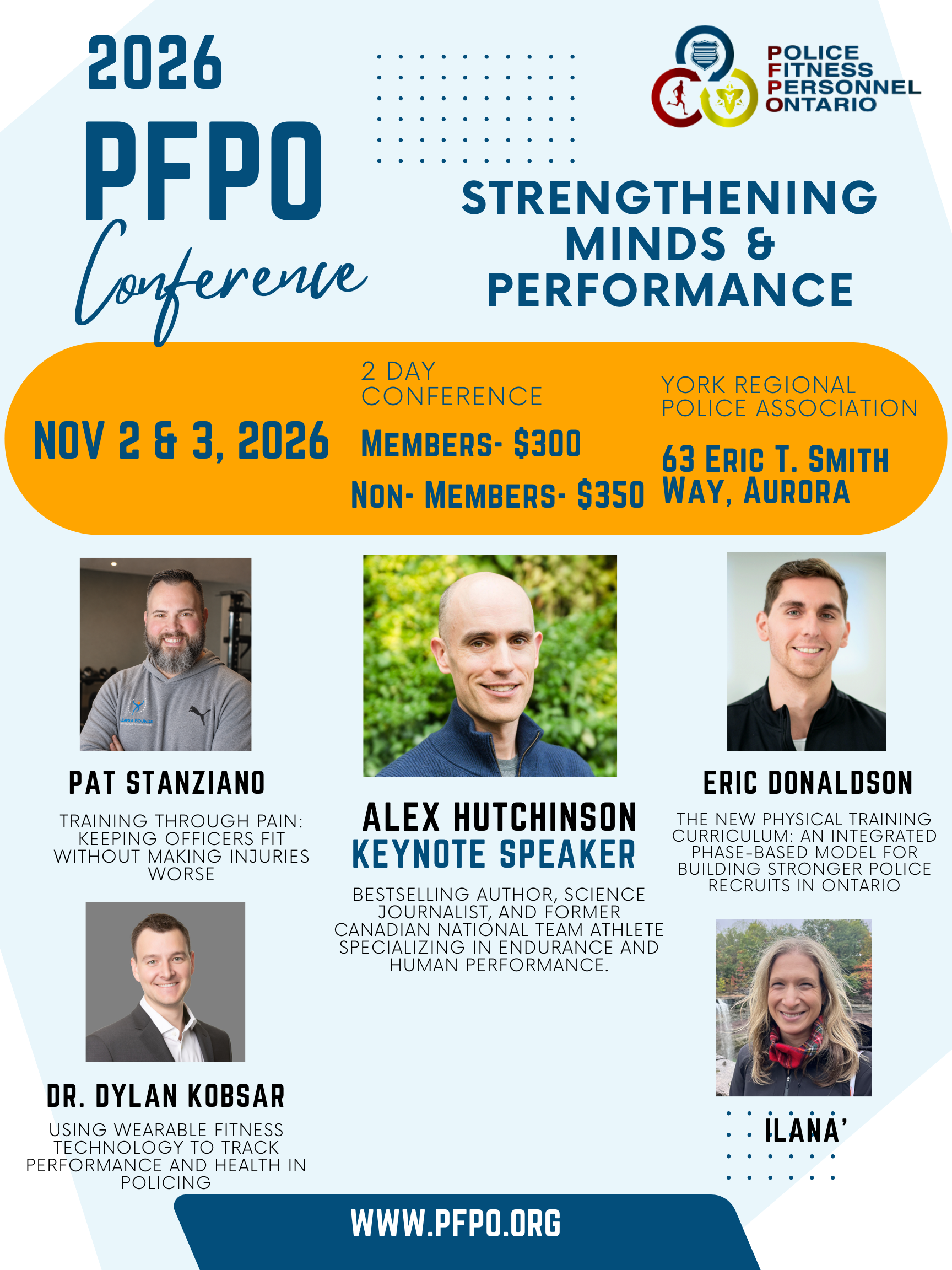 PFPO Conference Nov 2 & 3, 2026 presenters